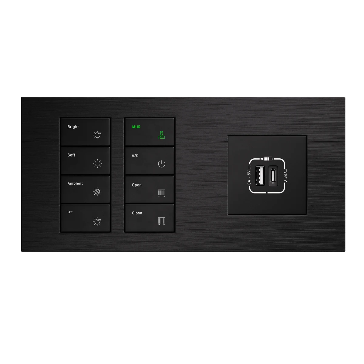 Lineo double frame with USB module
